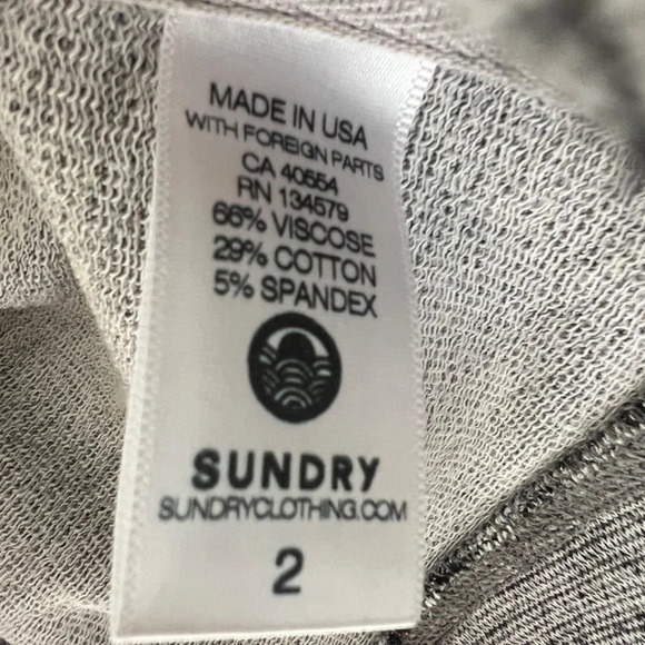 Sundry Camo Long Sleeve Sweatshirt Size 2 (Medium) - Picture 7 of 7